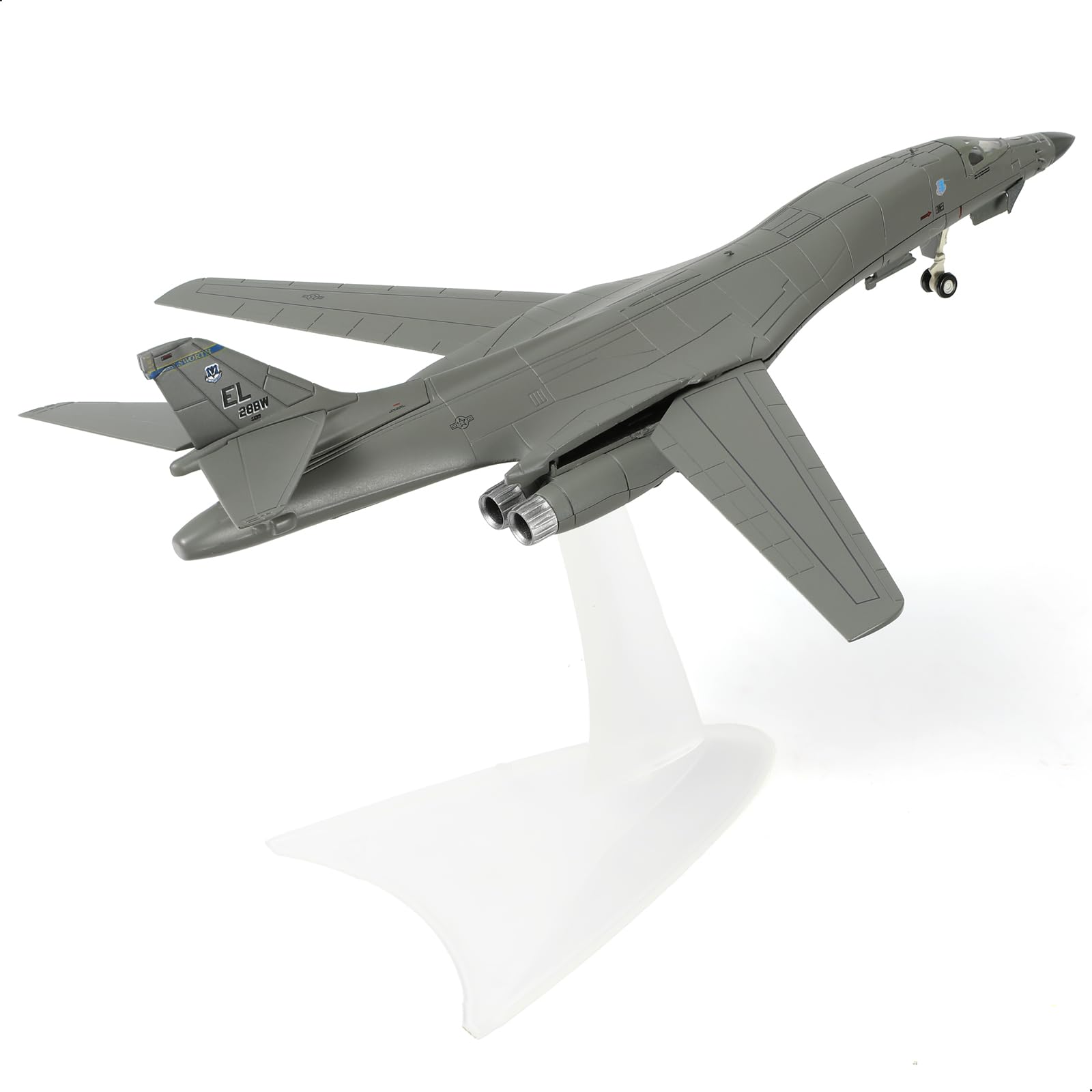 NUOTIE 1/200 B-1B Lancer Strategic Bomber U.S. Airforce Aircraft Model American Ellsworth AFB 28 Bomb Wing Attack Aircraft Model Metal Diecast Plane Model with Display Stand Collection Gift for Adult β image 1
