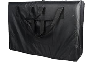ANKROYU Massage Table Bag 90 x 72 x 18 cm, Massage Table Carry Case for Folded Tables, Heavy Duty Canvas Travel Storage Bag w