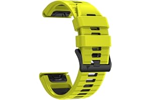 OUTVI 22mm watch band for garmin fenix 7 fenix 6 pro solar fenix 5 quick release dual color silicone watch band replacement for garmin instinct 2 solar forerunner 965 955 945 epix 2 pro