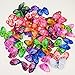 Hixixi 20pcs Pet Dog Cat Beautiful Colorfully Butterfly Hair Bows Puppy Hair Accessories with Rubber Bands