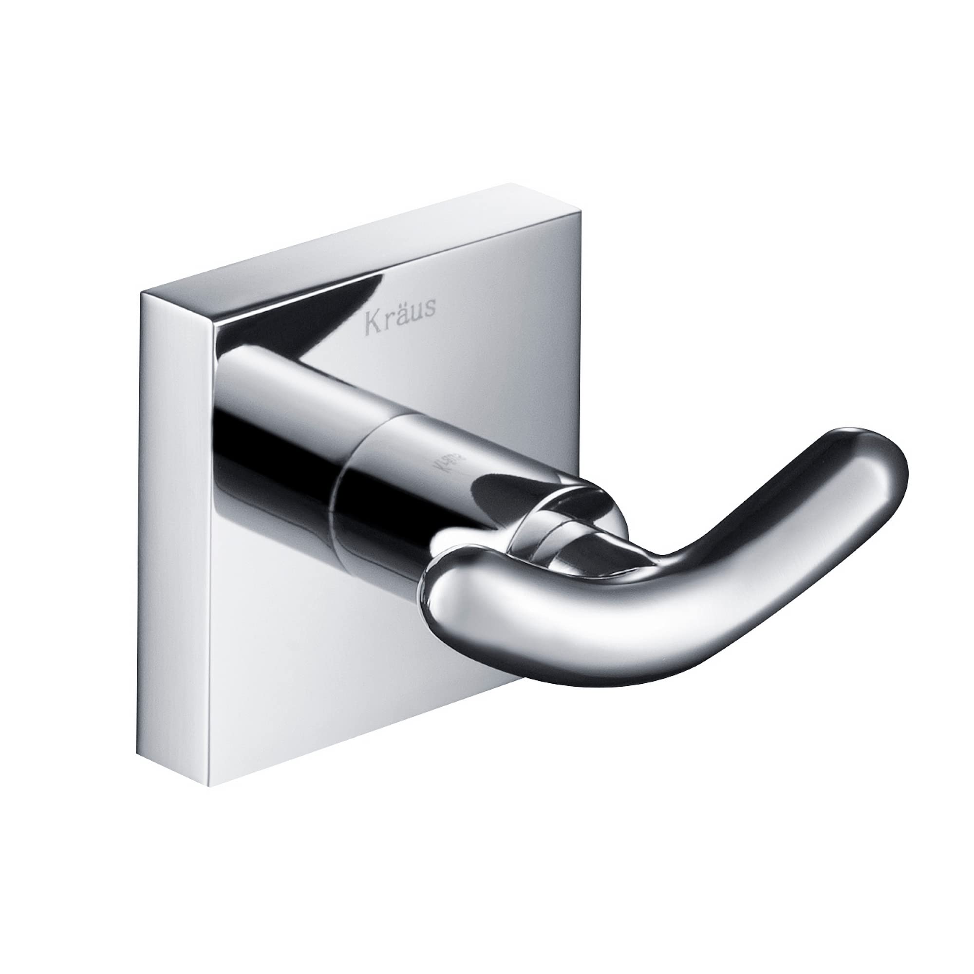 Kraus Ventus Bathroom Robe and Towel Double Hook, Chrome Finish, KEA-17702CH