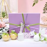 YAAVAAW 91m 6mm Thin Pastel Purple Satin Ribbon Gift Wrap Wedding Decor view 3