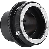 Lens to Telescope Camera Lens to Telescope Camera Lens Adapter Ring Macro Lens Adapter for F Lens Mount to 1.25in Eyepiece Telescope Camera Adapter