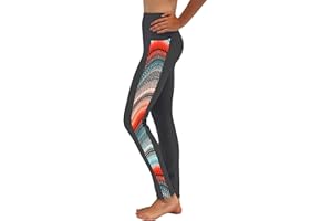 Private Island Women UPF 50+ Side Pockets Long Leggings Pants Swim Beach Swimsuit Rash Guard Bathing Bottom (RLLP-RMLPP)