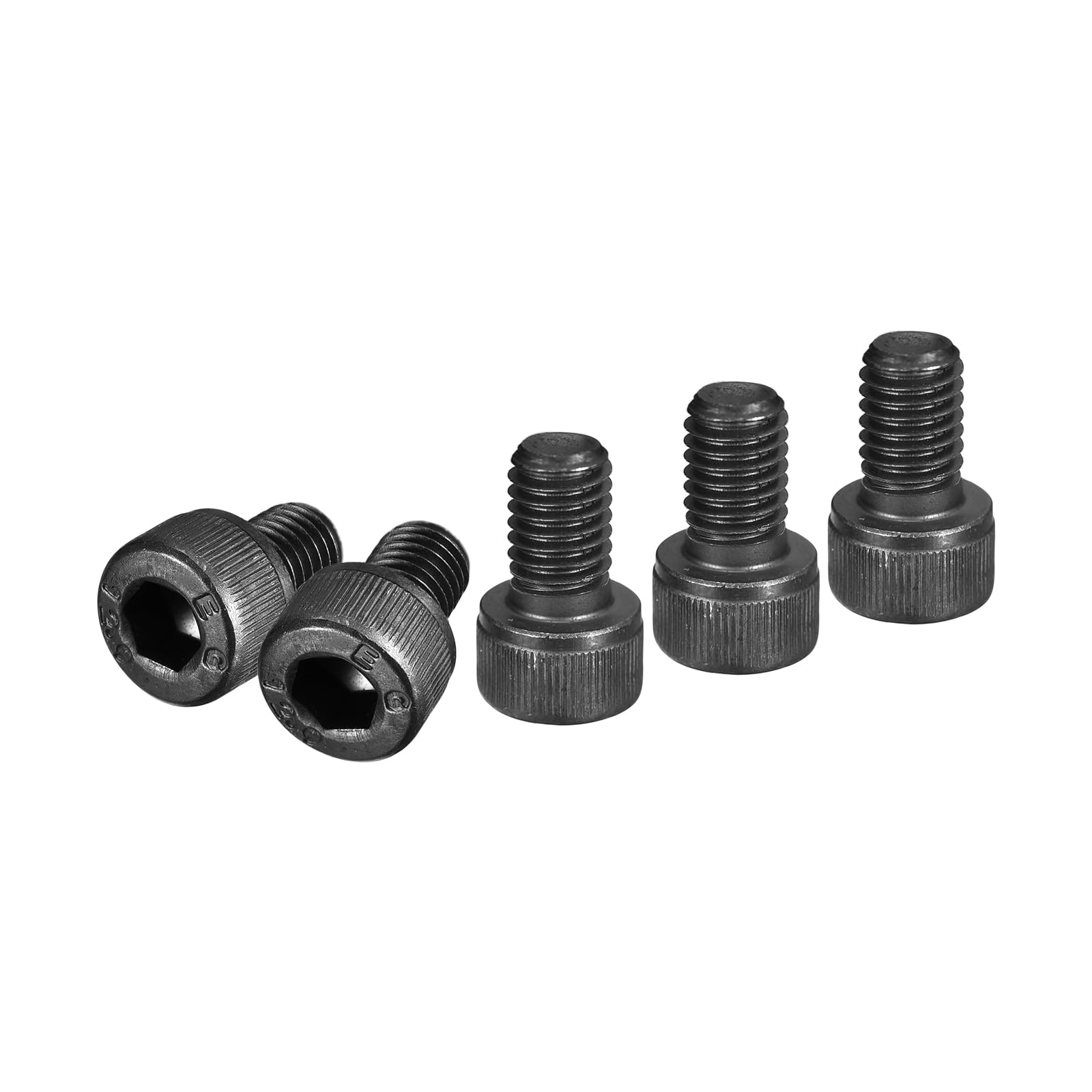 DTGN M8x12mm Socket Head Cap Screws Bolts, 20Pcs 12.9 Grade Alloy Steel, Metric Machine Hex Socket Screw, Hex Drive, Black Oxide Finish, UNC Coarse Thread Fully Threaded