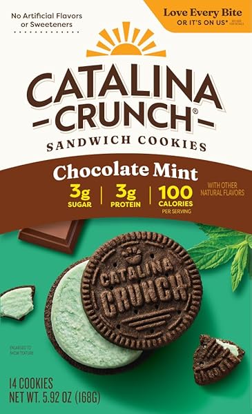 CATALINA CRUNCH PROTEIN COOKIES, 4G PROTEIN PER SERVING...