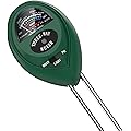 Dr.Meter S30 Soil Moisture Meter Sunlight PH Acidity 3-in-1 Soil Tester Kit for Garden Farm Lawn Planter
