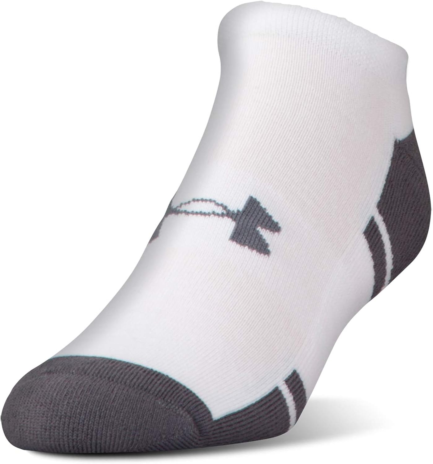 Under Armour Adult Resistor 3.0 No Show Socks, 6-Pairs: Clothing