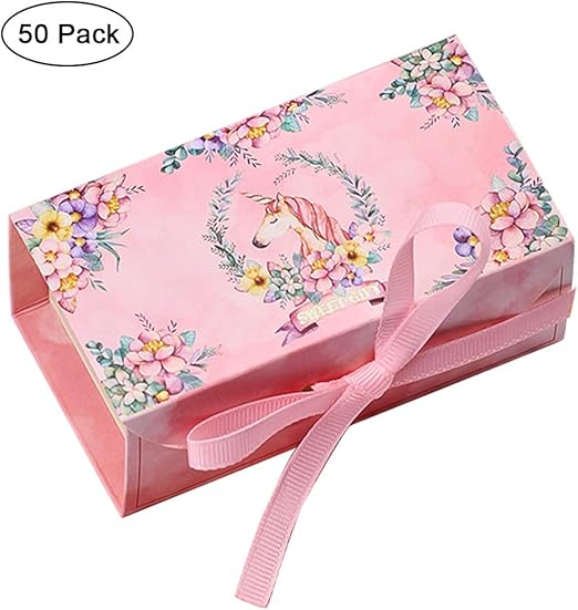 Amazon.com: Hokic - 50 cajas de regalo de unicornio ...