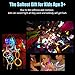 Glow Sticks and Foam Sticks Combo Pack - 30pcs Glowsticks and 12pcs Light-up Foam Sticks Include, Glow in the Dark Party Pack for Party, Festivals, Raves, Birthday by Blu7ive