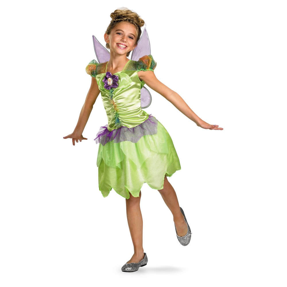 Girls Tinker Bell Rainbow Costume Size 4/6