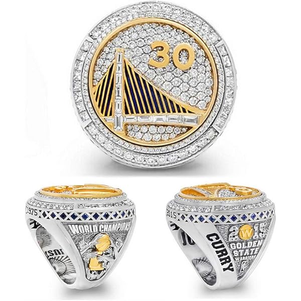 2017-2018 Golden State MVP 30 35# Warriors Championship Ring