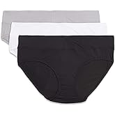 Warner's womens Blissful Benefits Dig-free Comfort Waist Moisture-wicking Microfiber Brief Ru4963w