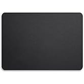 Jotsome Leather Desk Pad Mat, 17" x 12", Black | Non-Slip Desk Blotter Pad - Desk Protector for Office, Home, Lap Desk, Laptop and Desktop