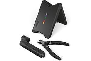 D'Addario Tour Grade Guitar String Changing Kit – Peg Winder/Bridge Pin Puller Tool, Cutter & Storage Case with Built-In Neck Rest – Tools for Setup, Repair, Maintenance