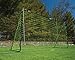 Franklin Sports Competition Soccer Goal - Steel Backyard Soccer Goal with All Weather Net - Includes 6 Ground Stakes - 12'x6' and 6'x4' Soccer Goal