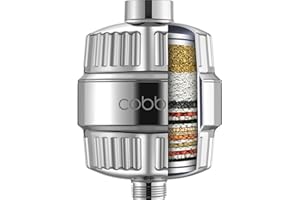 Cobbe High Output Shower Filter – 99% Removal Shower Head Filter for Hard Water, Heavy Metals, Chlorine and Harmful Substance