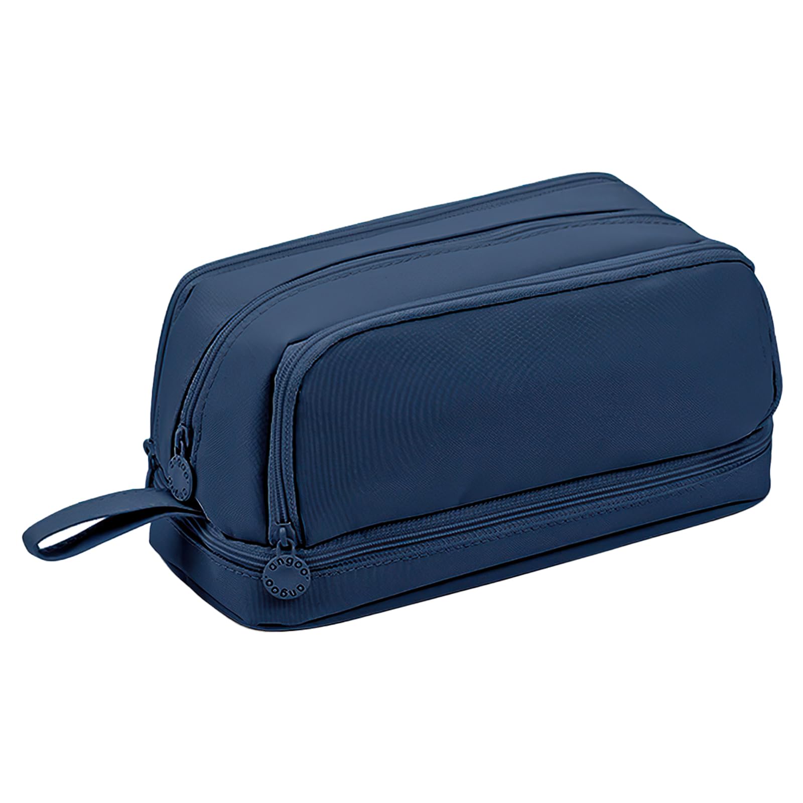 Kunoli Special Pencil Case, Large Capacity Angoo Pencil Case with Compartments, Cute Aesthetic Pencil Cases for Women Girls Secondary School Supplies (Dark Blue)