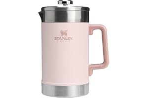 Stanley Classic Stay-Hot French Press Coffee Maker 48 oz | 5 Minute Brew, 4 Hours Hot | Mesh Filter for Coffee Grounds | Insu