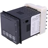 WQSING 100-240VAC Digital LCD Screen Temperature Controller E5CN-R2MT-500 | Compatible with OMRON PV Display Indicator