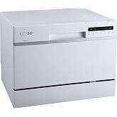 EdgeStar DWP63 21-5/8 Inch Wide 6 Place Setting Countertop Dishwasher - White