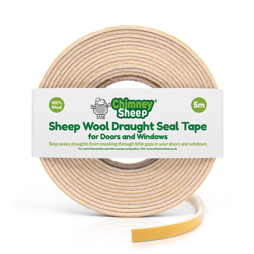 Chimney Sheep Wool Draught Seal Tape