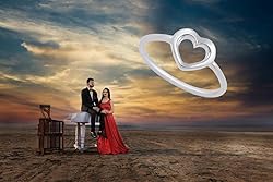 CCBFY Stainless Steel Simple Minimalist Heart