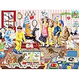 Bits and Pieces-Saturday Morning in Sissy's Room - 300 Piece Jigsaw Puzzle