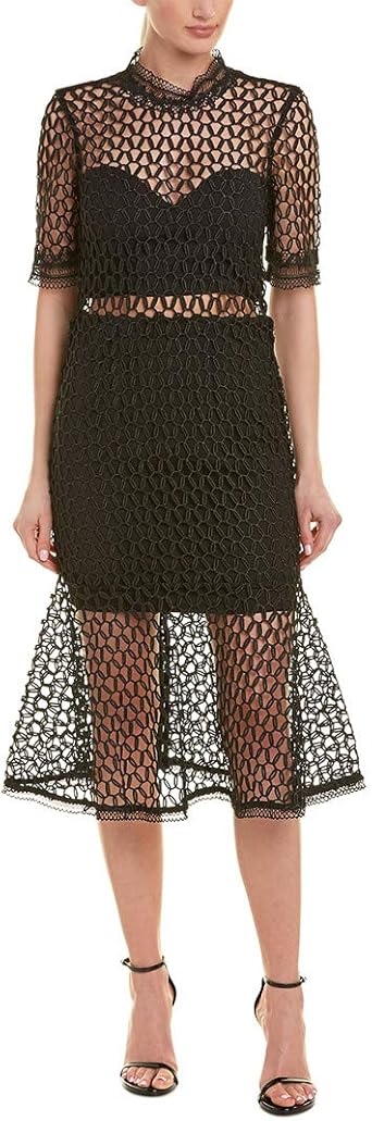bardot fiona mesh dress