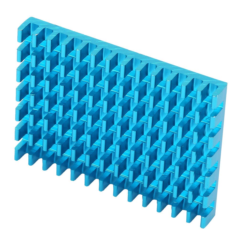 Weikeya Convenient Aluminum Heat Sink, Aluminum Heatsink Cooler Strong and Sturdy 40 * 30 * 5mm Rust Resistance for Circuit Board Chip, Electronic Component,heat sink