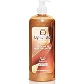 OMIC Lighten-Up LightenUp Exfoliating Body Wash - 33.8 Fl oz / 1000 ml - Formulated to Exfoliate and to Nourish Skin, with Shea Butter, Papaya