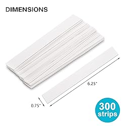 Frcctre 300 Pcs Chromatography Paper Strip, 6.25