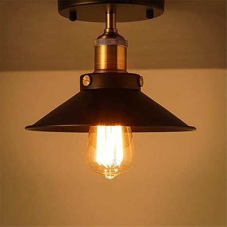 Loft Edison Vintage Ceiling Lamp Fixture Retro Kitchen Ceiling