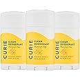 Curie Aluminum Free Deodorant - Orange Neroli Stick 3pk - Natural Deodorant, Paraben Free, Cruelty Free, Non-Toxic