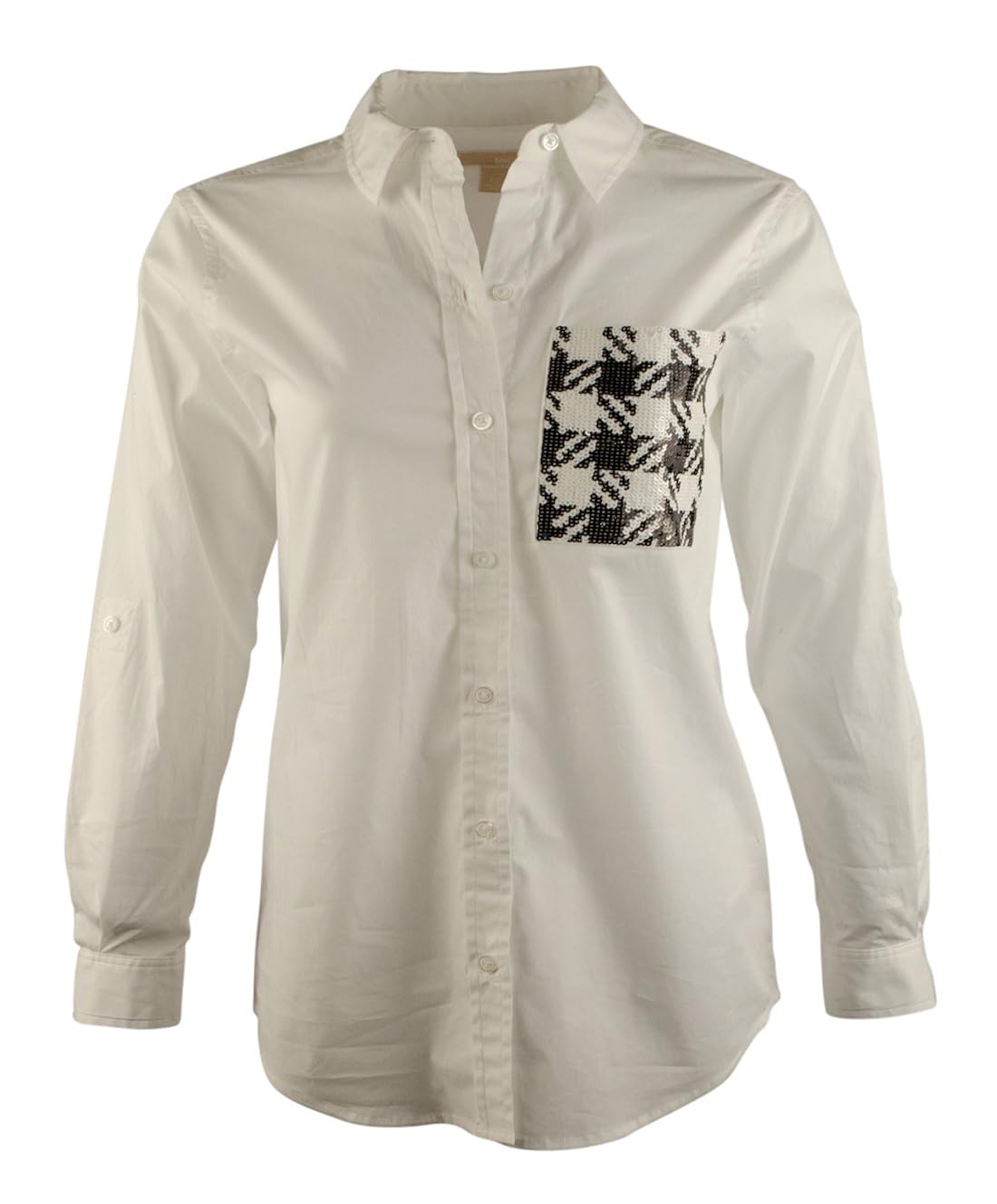 michael kors white button down