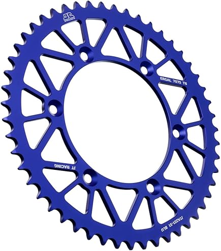 Amazon.com: JT Aluminum Rear Sprocket (520 / 51T) (Black) For 15