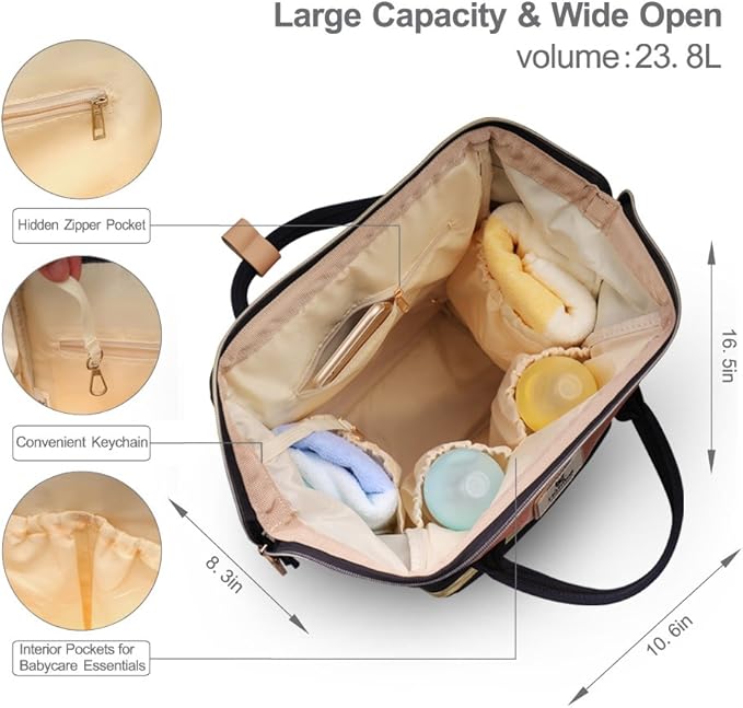 hafmall diaper bag backpack