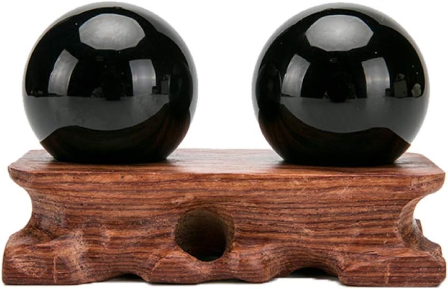 Laogg Baoding Balls Chinese,Solid Jade Stone Exercise Handball Fitness Ball Health Hand Exercises with Flexible Fingers