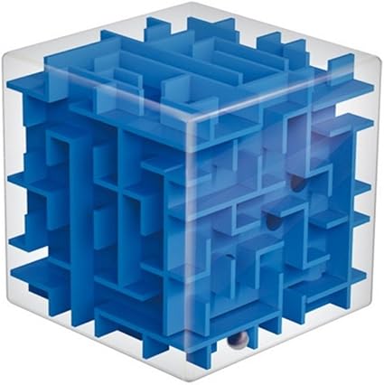 Generic 3 D Magic Cube Puzzle Sequential Puzzles As Birthday Christmas Gift (Blue)