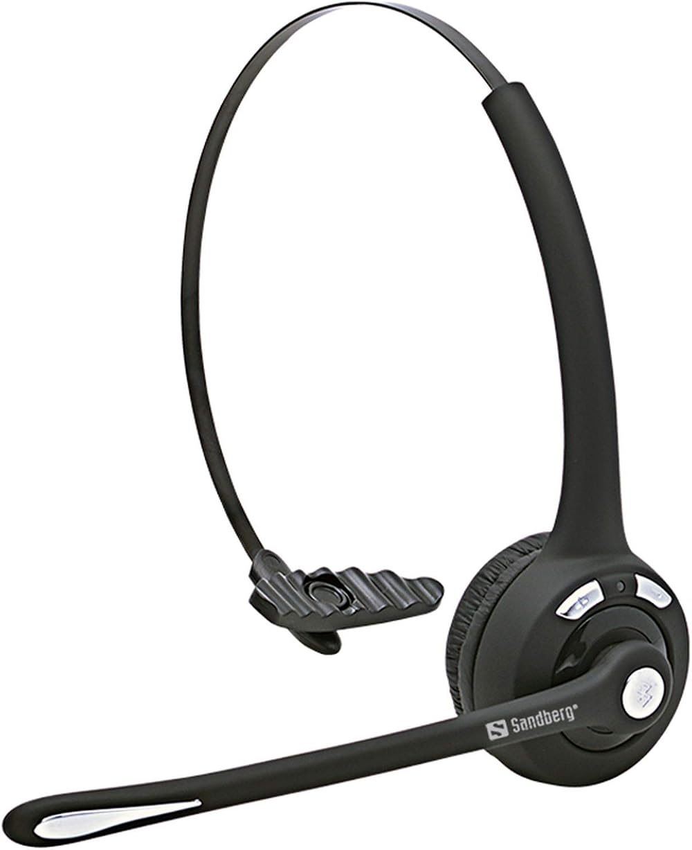 Sandberg 126-23 Bluetooth Office Headset Noise Cancelling Microphone Wireless