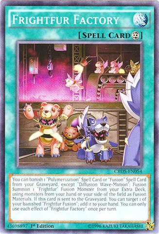 Yu-Gi-Oh! - Frightfur Factory (CROS-EN054) - Crossed Souls - 1st Edition - Common
