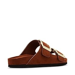 Madden Girl Women's Bodiee Slide Sandal, Chestnut, 7