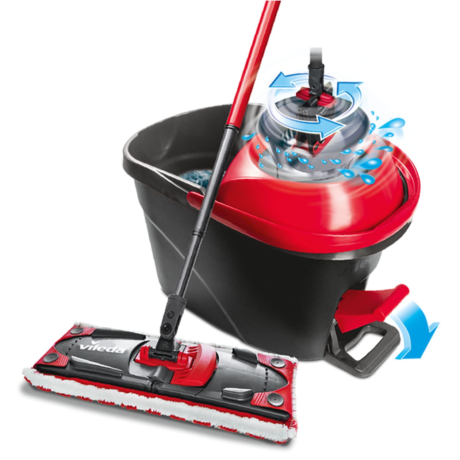 Vileda Ultramat Turbo Flat Mop and Bucket Set, Vileda Ultramax Mop and Bucket Set,