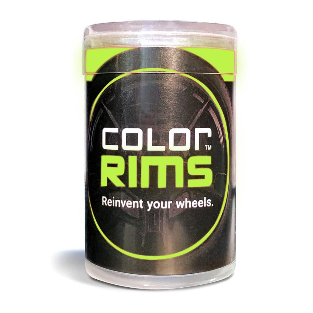 Photo 1 of Automotivated Aftermarket ColorLugs Neon Green ColorRims Vinyl Rim Decal Tape | Fits Up to 24” Rims | Car, Truck, Motorcycle