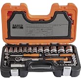 Bahco S560 0.25/0.5-inch Square Drive Met Socket Set