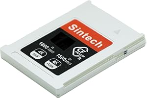 Sintech CFexpress Type B nVME Card with Aluminium Case,Compatible with Nikon Z6 Z7 Z9 D6 D850,Canon R3 R5…