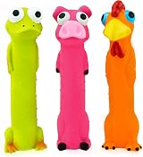 CHIWAVA 3 Pack 9 Inch Squeaky Latex Dog Toys Small Medium Dogs view 2
