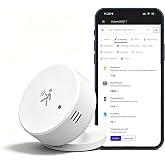 Zigbee Presence Sensor, Built-in Temperature, Humidity and Light Sensor | Zigbee Millimeter Wave Radar Sensor, Zigbee Hub Required, Supports Home Assistant Zigbee2mqtt