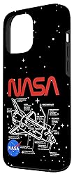 iPhone 13 Pro Max NASA Space Shuttle Schematic Logo