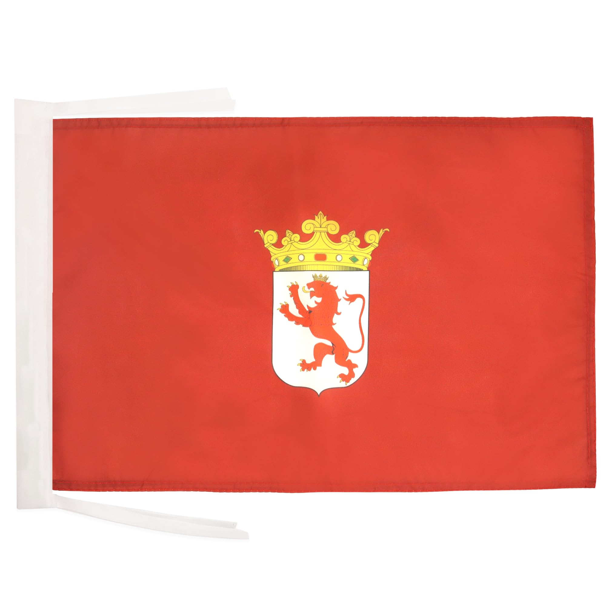 AZ FLAG - Province of León Flag - 18'' x 12'' - 100% Polyester León Small Banner with Two Cords - Fade Resistant - Vivid Colors - 18x12 in - 45x30 Cm — image 1